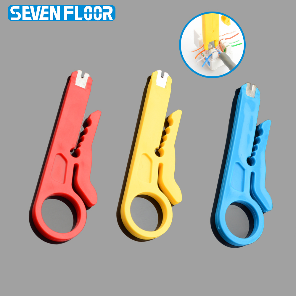 Automatic Wire Stripper Cutter - 1-pack / 3-pack draadstripper met punch-down,