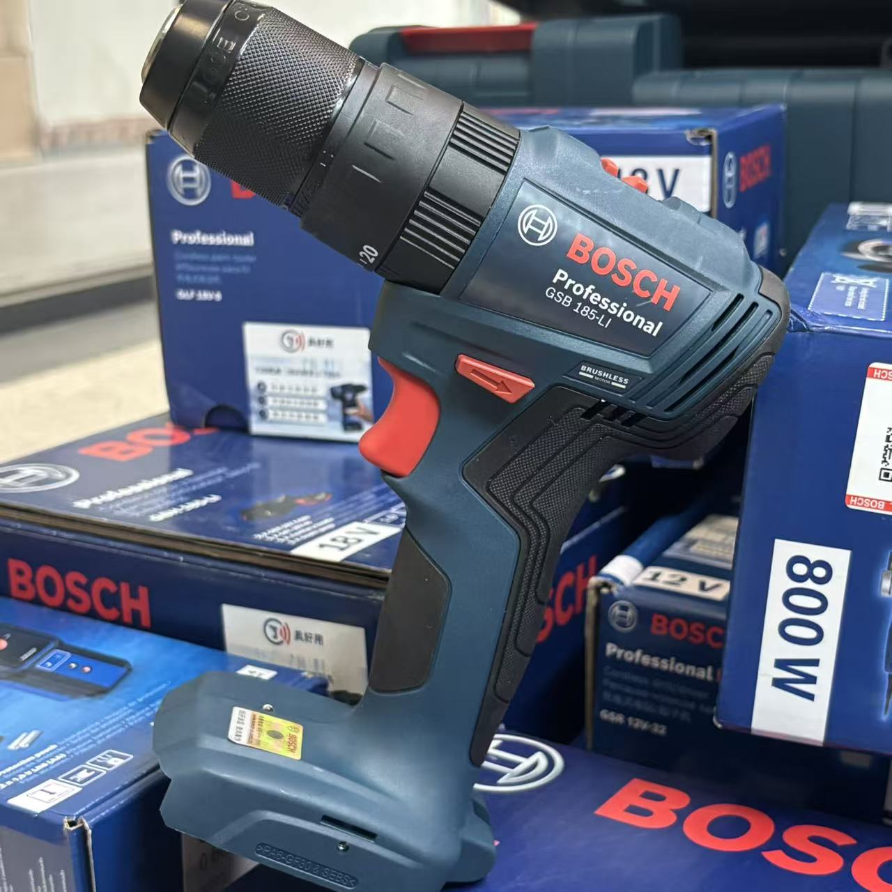 Brushless Cordless Electric Drill 18V - BOSCH GSB 185-LI Borstelloze Accu-slagboormachine 18V