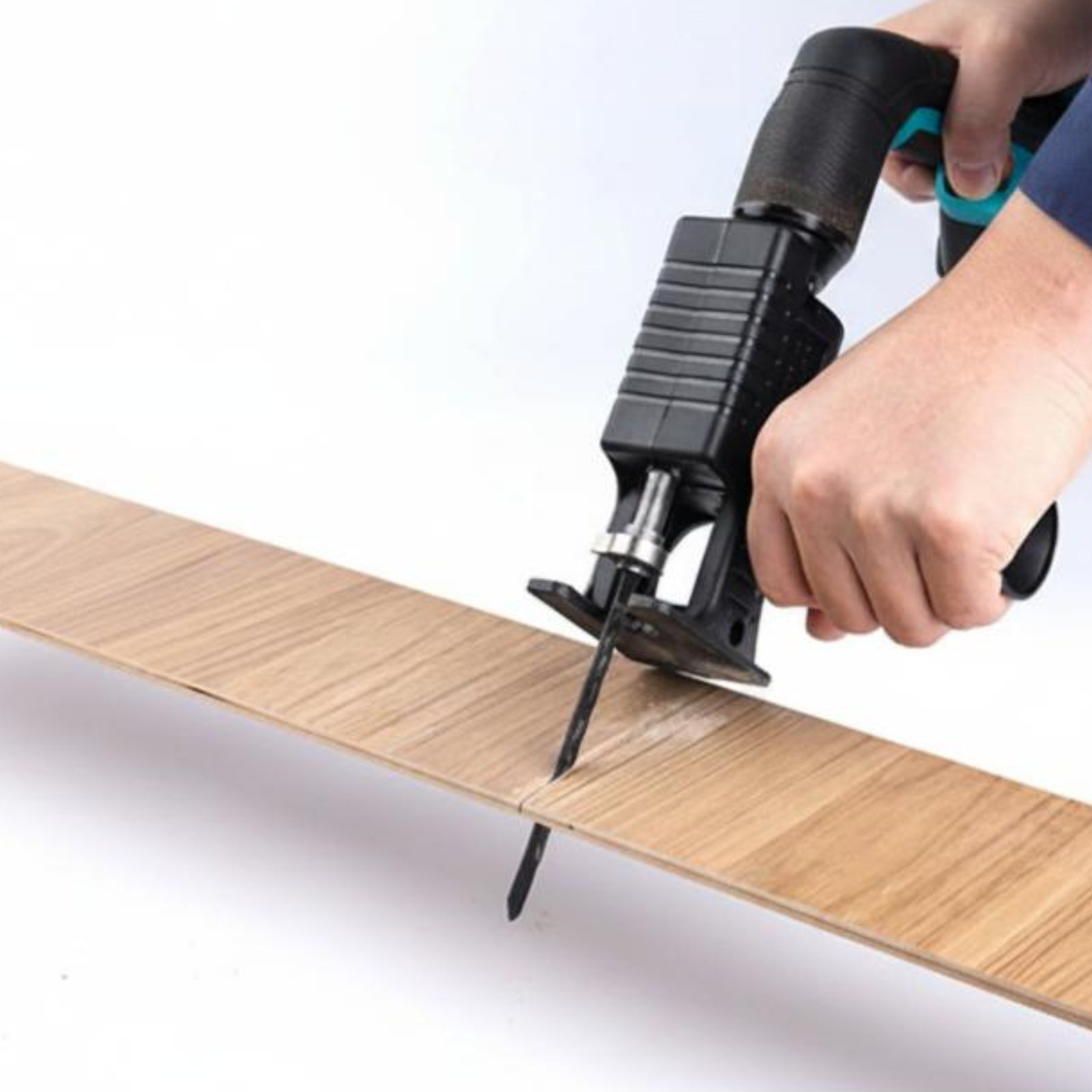 Reciprocating Saw Attachment Drill - Boormachine naar reciprozaagadapter Multi-blad boorzaagopzetstuk Accessoire