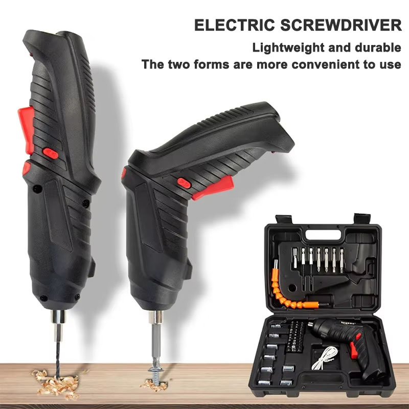 Electric Screwdriver Rechargeable Usb - Elektrische schroevendraaierset 3,6 V draadloos oplaadbaar