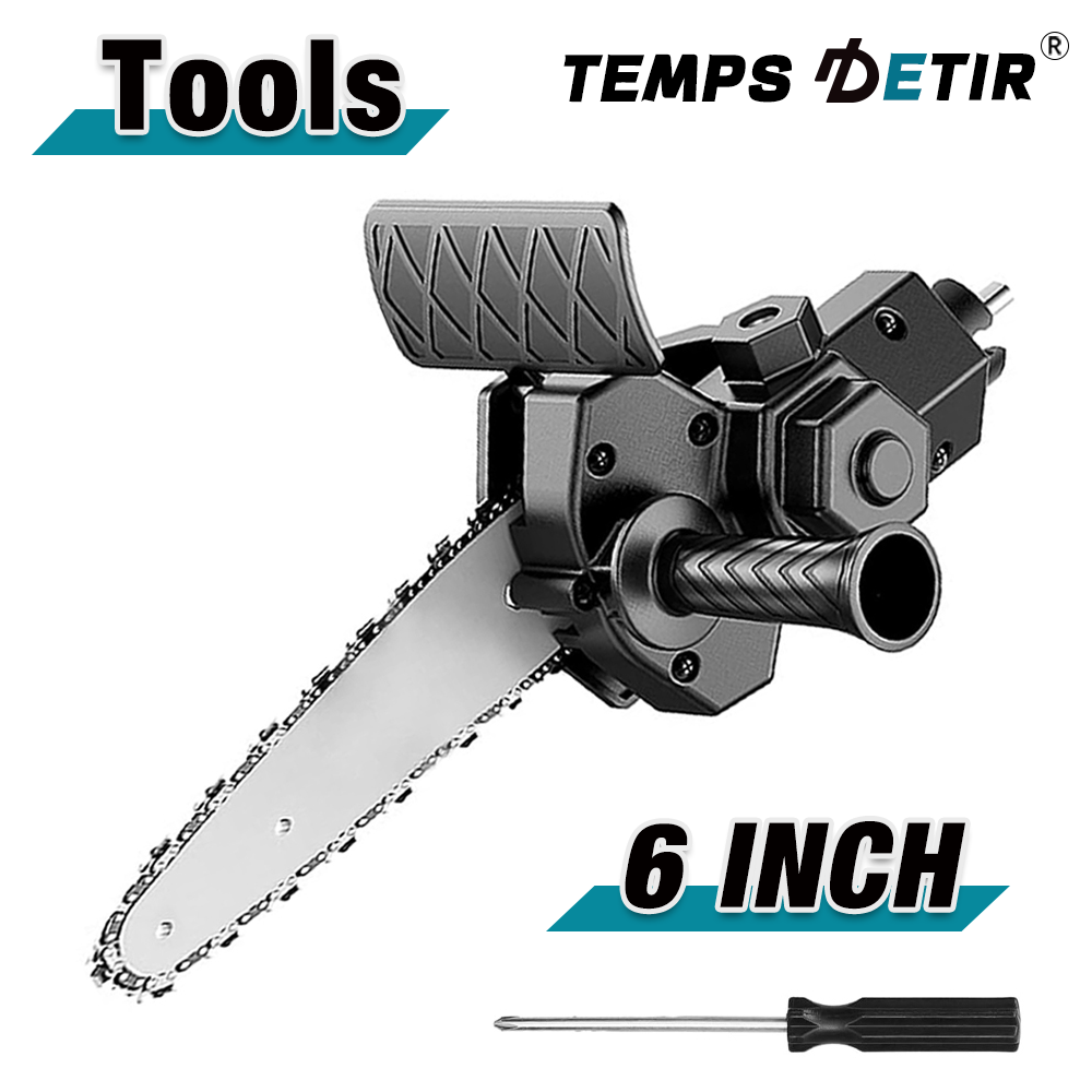 Mini Electric Chainsaw 6 Inch - 6-Inch Elektrische Boor Conversie Elektrische Kettingzaag