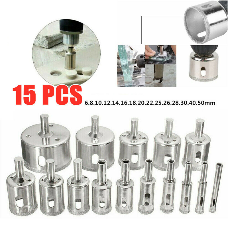 Reciprocating Saw Attachment Drill - 10/15 Stuks Set Tegel Boor Set