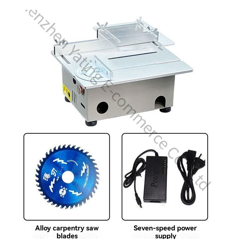 Mini Table Saw For Woodworking - Elektrische tafelzaag Huishoudelijke houtbewerking Mini multifunctionele