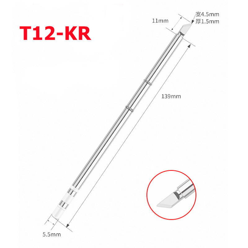 Digital Soldering Station T12 - T12 Soldeerbout Tips T12kr Ijzeren Tip