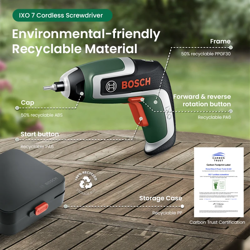 Electric Screwdriver Rechargeable Usb - Bosch IXO 7 Draadloze Schroevendraaier 3.6V