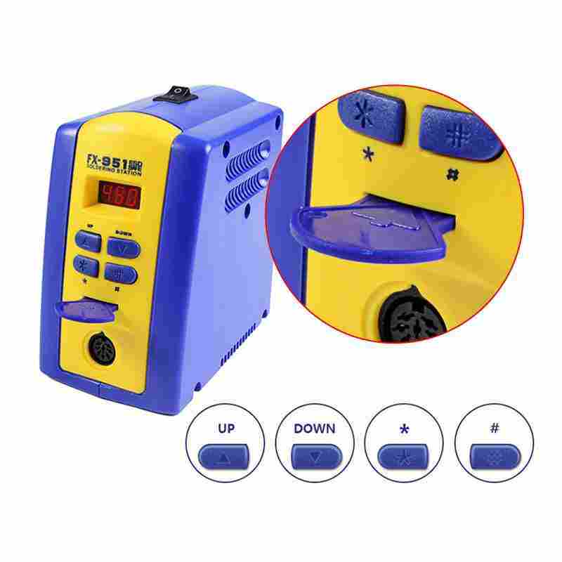 Digital Soldering Station T12 - Digitaal FX951 75W soldeerstation FX-951 Hoogvermogen