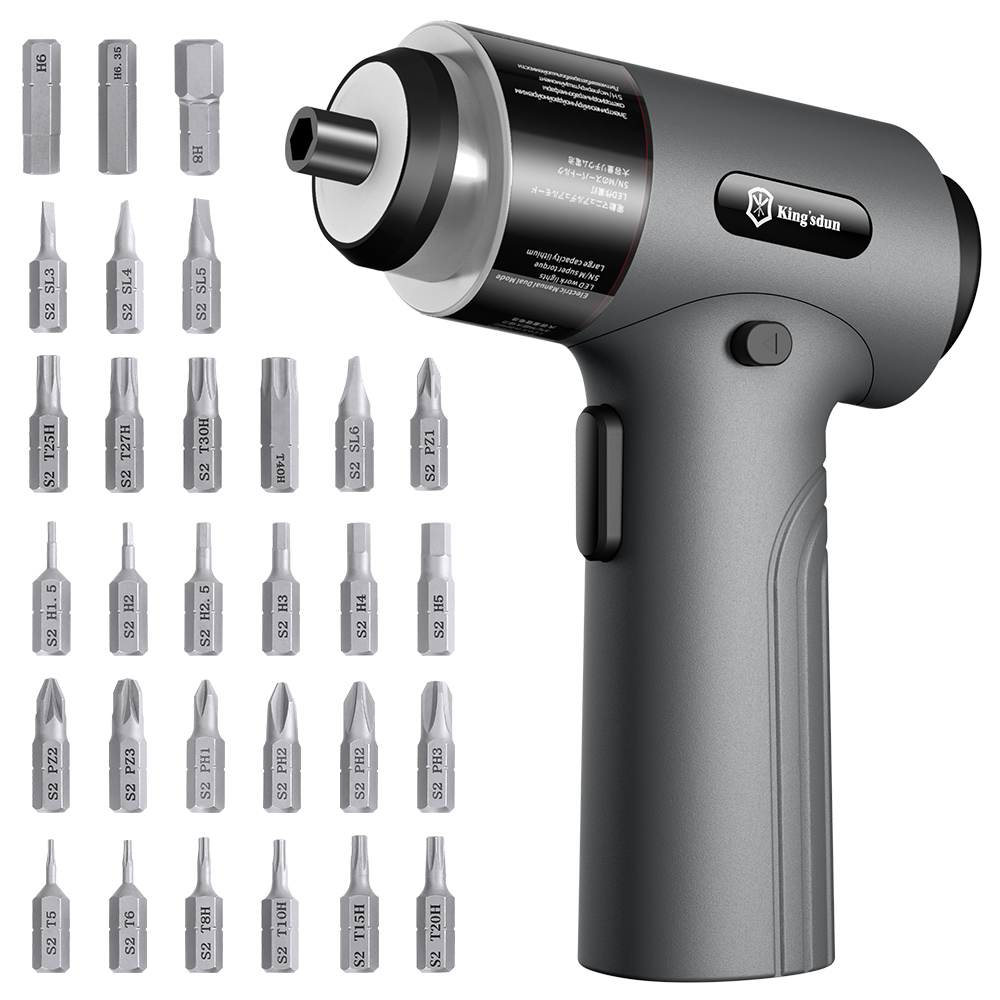 Electric Screwdriver Rechargeable Usb - 35 In 1 Elektrische Schroevendraaier Precisie