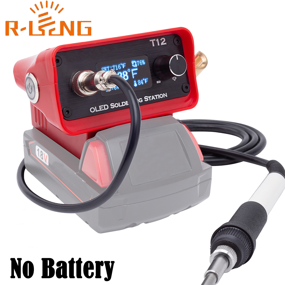 Digital Soldering Station T12 - OLED T12 Soldeerbout Station Verstelbare Lasstation