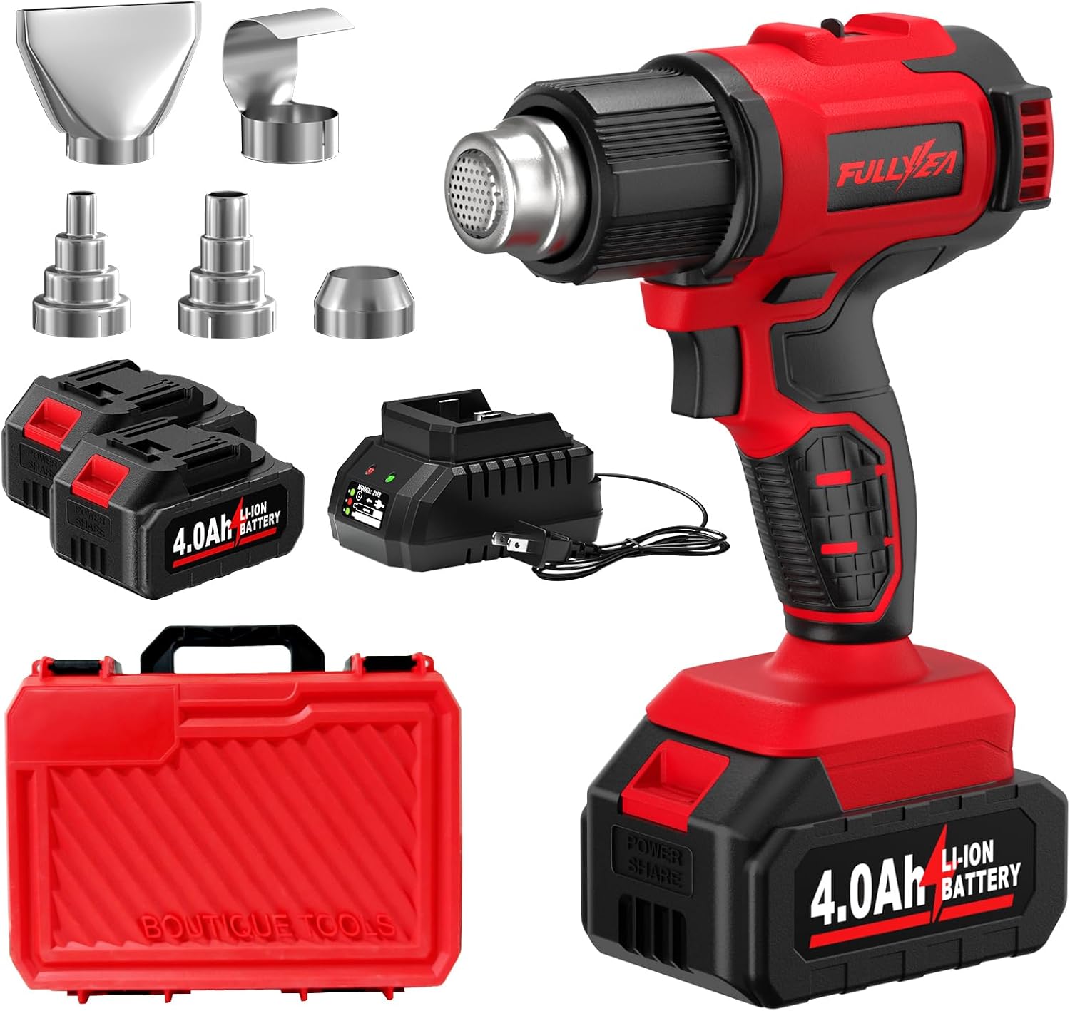 Cordless Heat Gun For Shrink Tubing - Draadloze heteluchtpistool, tot 1022°C ° F
