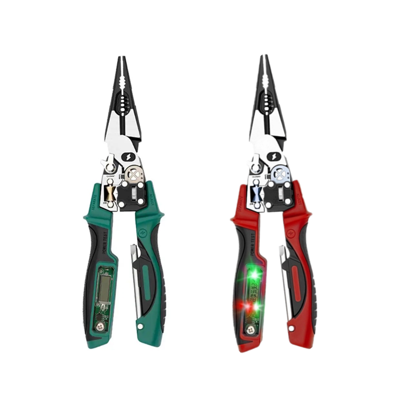 Automatic Wire Stripper Cutter - Elektriciënstang met digitale spanningstester, multifunctionele draadstripper