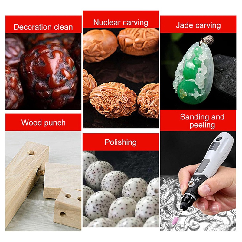Cordless Rotary Tool Kit Accessories - SHGO Mini voor slijpset, roterend gereedschap,