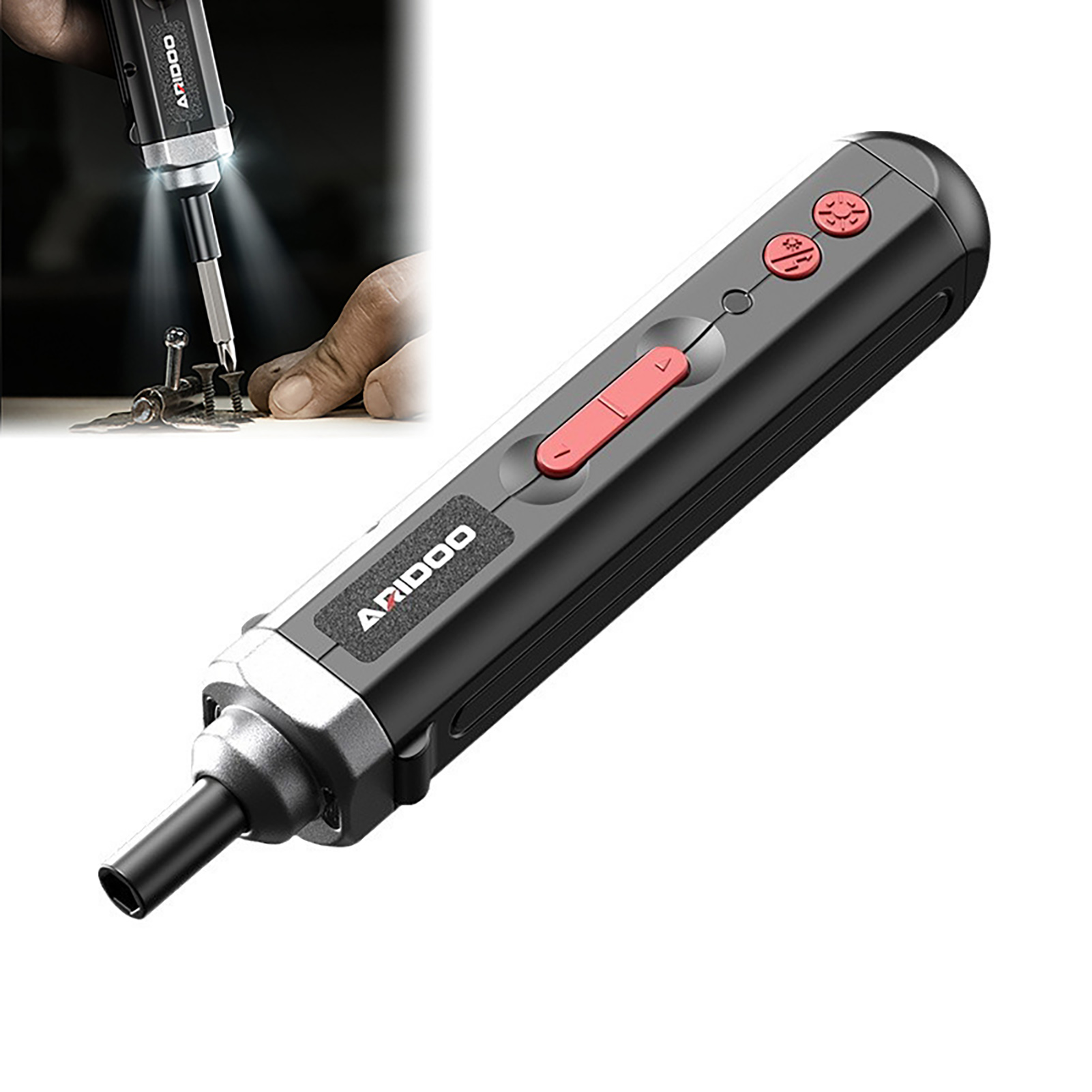 Electric Screwdriver Rechargeable Usb - Elektrische schroevendraaier Handheld draadloze schroevendraaier Home