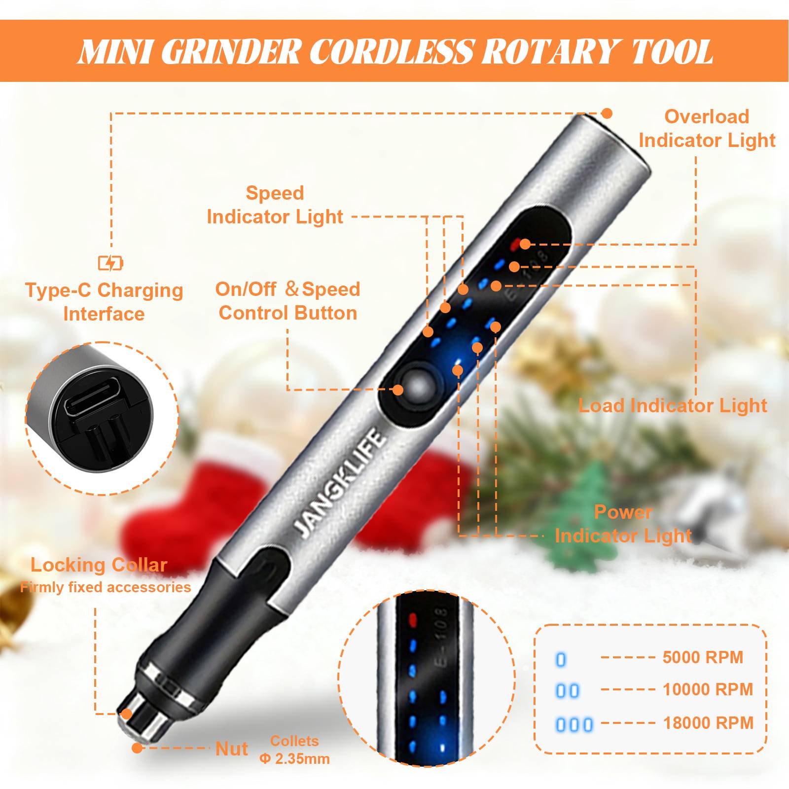 USB draadloze roterende gereed - Cordless Rotary Tool Kit Accessories recensie en prijs