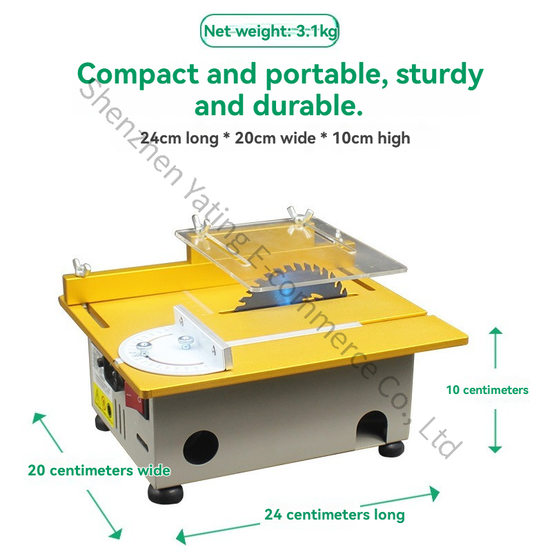 Elektrische tafelzaag Huishoud - Mini Table Saw For Woodworking recensie en prijs