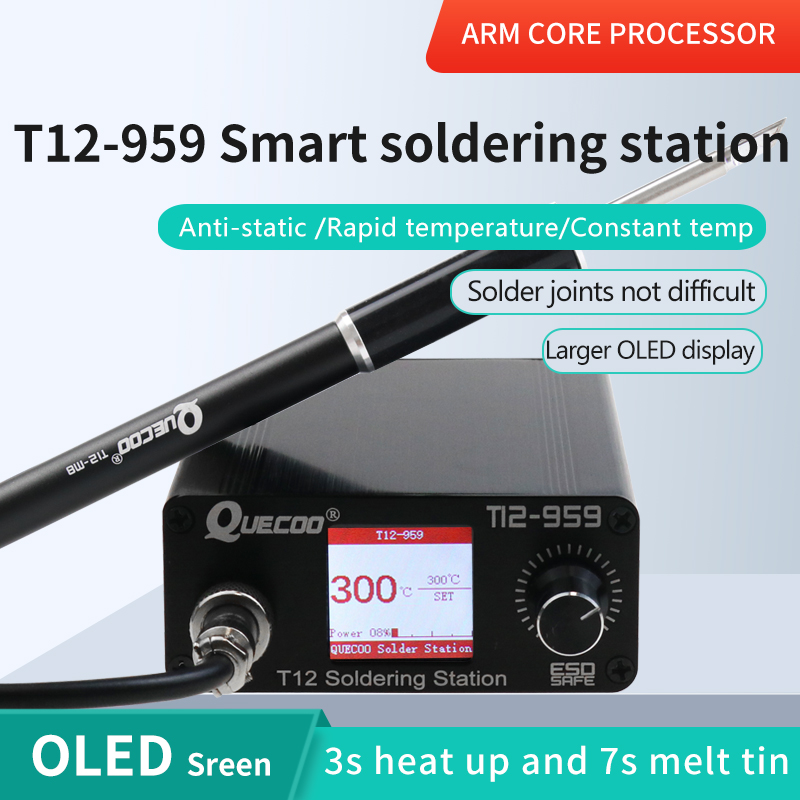 T12-959 V5.1 Soldeerstation El - Digital Soldering Station T12 recensie en prijs