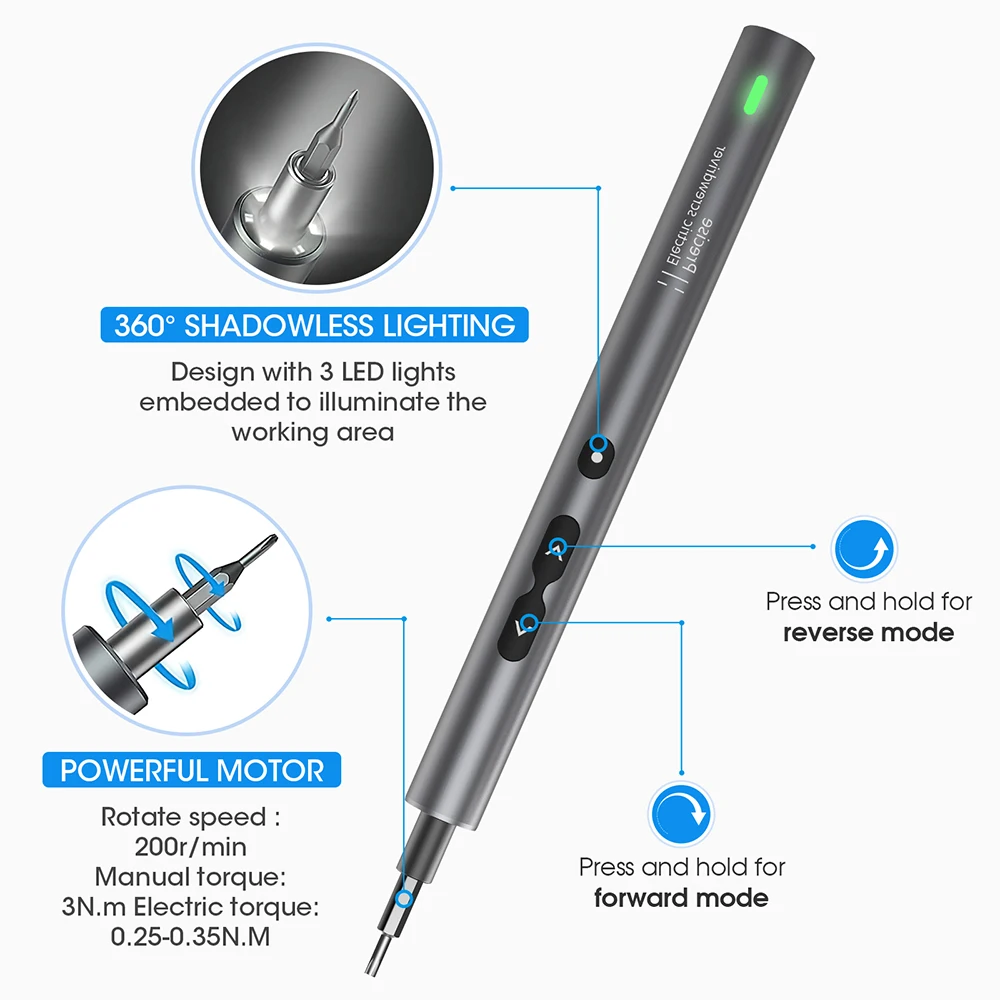 62/6 in1 Precisie Elektrische  - Electric Screwdriver Rechargeable Usb recensie en prijs