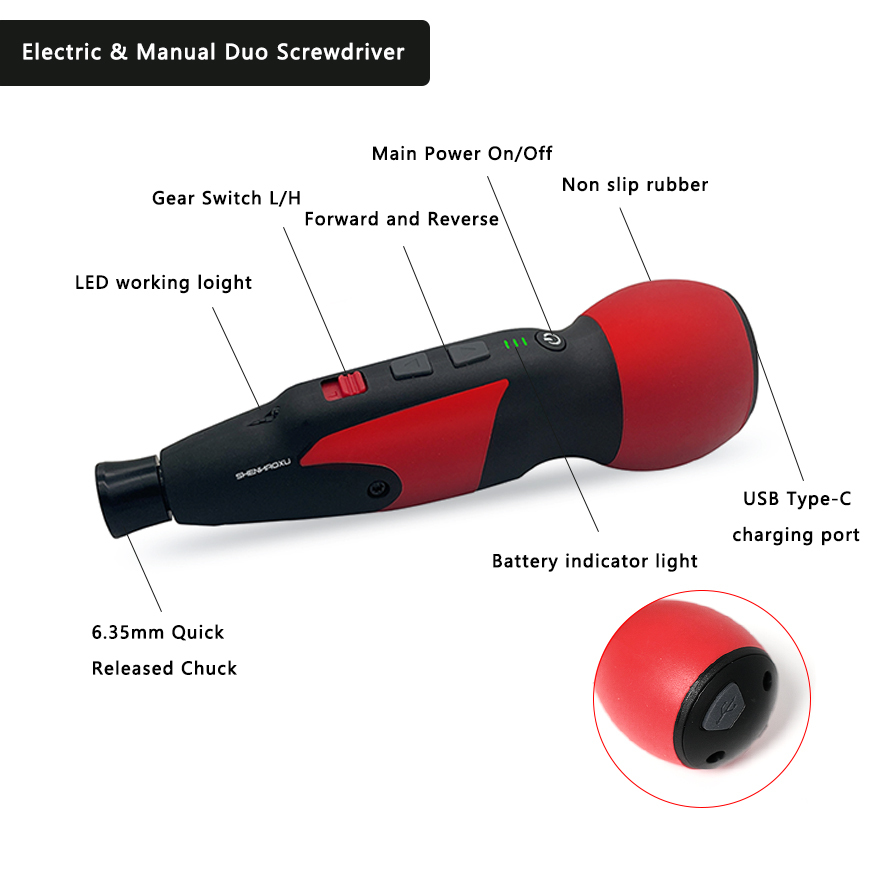 Mini Elektrische Schroevendraa - Electric Screwdriver Rechargeable Usb recensie en prijs
