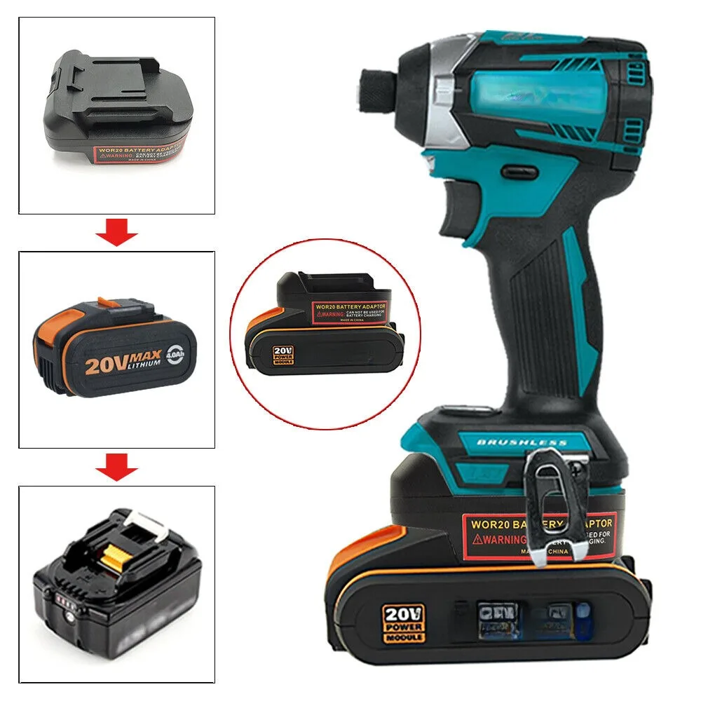 Converter Batterij Adapter Voo - Brushless Cordless Electric Drill 18V recensie en prijs