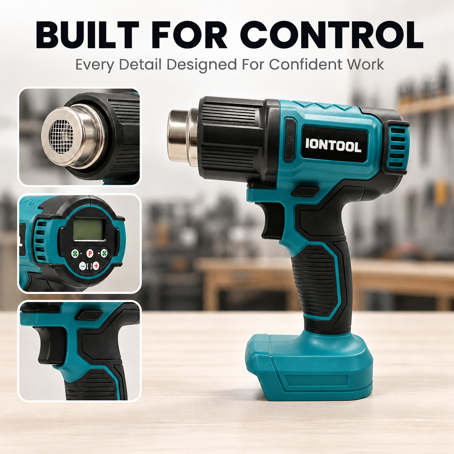 IONTOOL 250/500LPM 550 ℃   Dra - Cordless Heat Gun For Shrink Tubing recensie en prijs