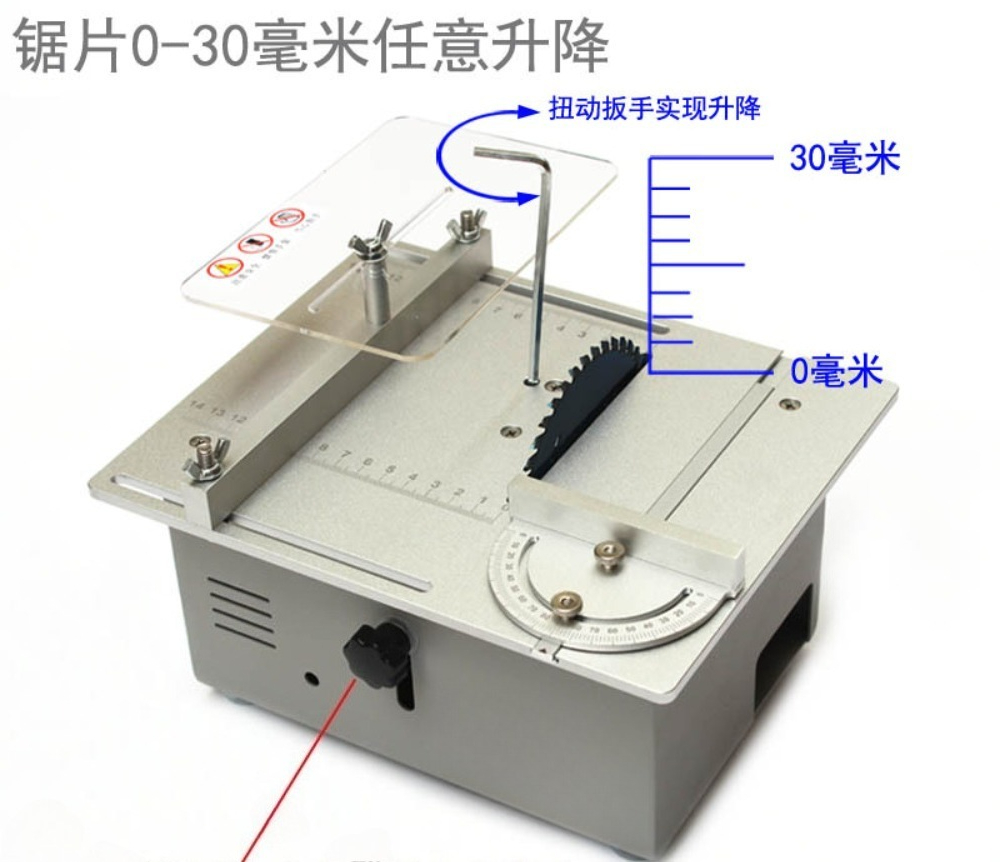 Draagbare mini-houtbewerkingst - Mini Table Saw For Woodworking recensie en prijs