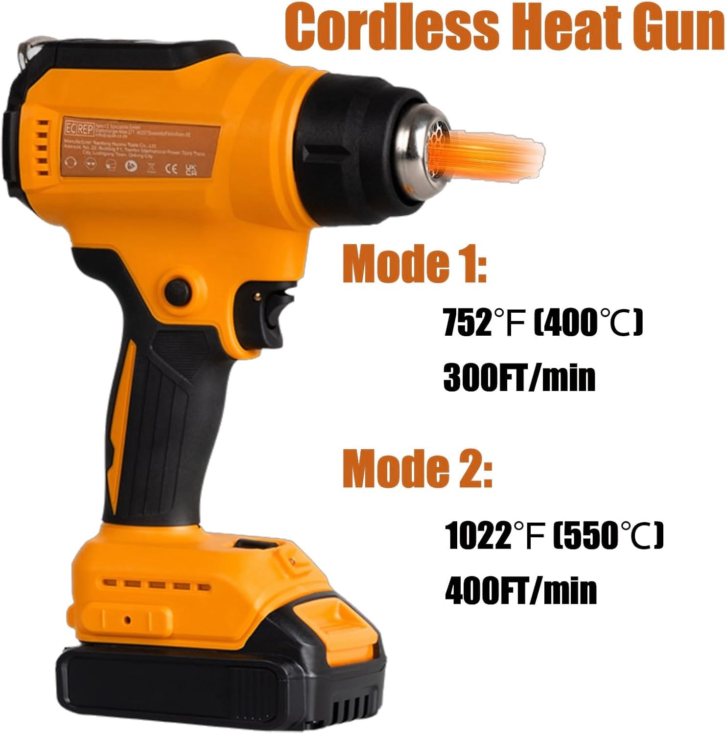 Draadloze Heteluchtpistool voo - Cordless Heat Gun For Shrink Tubing recensie en prijs