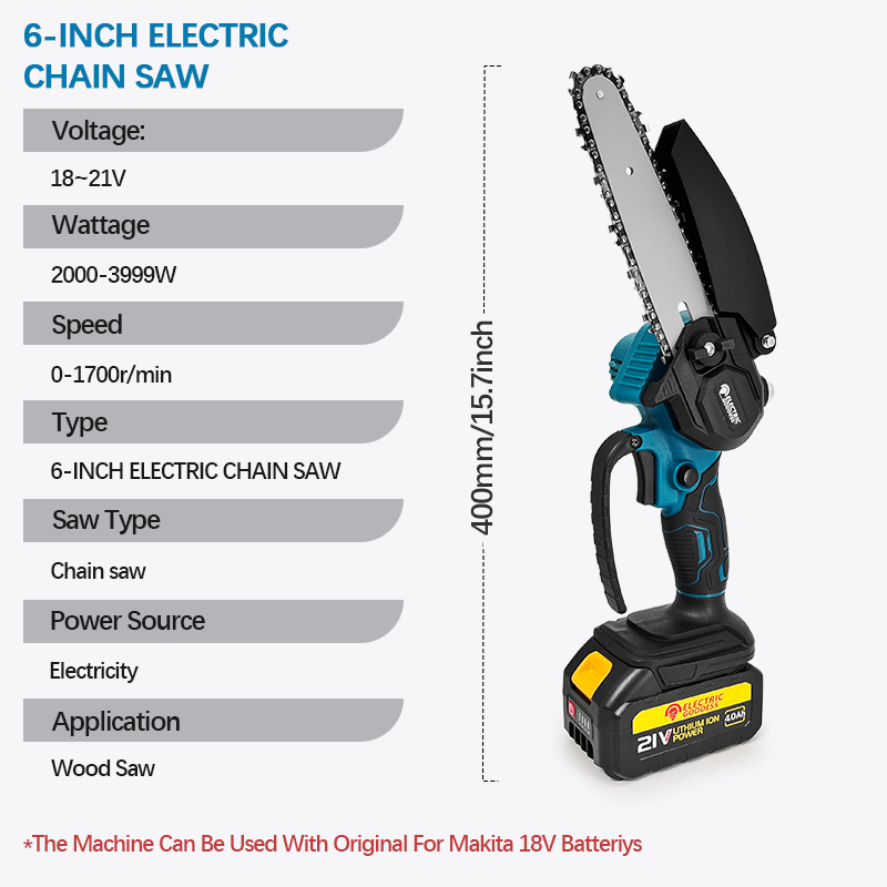 1700 RPM 6 inch mini draadloze - Mini Electric Chainsaw 6 Inch recensie en prijs