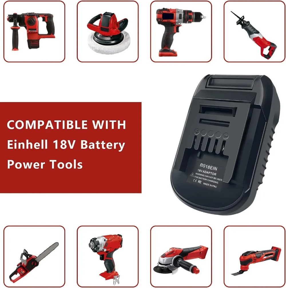 BS18EIN Batterijadapter voor B - Brushless Cordless Electric Drill 18V recensie en prijs