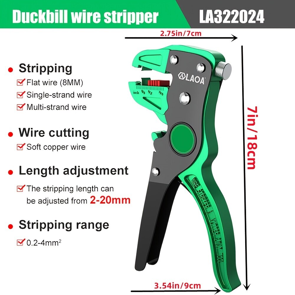 LAOA Automatische draadstrippe - Automatic Wire Stripper Cutter recensie en prijs