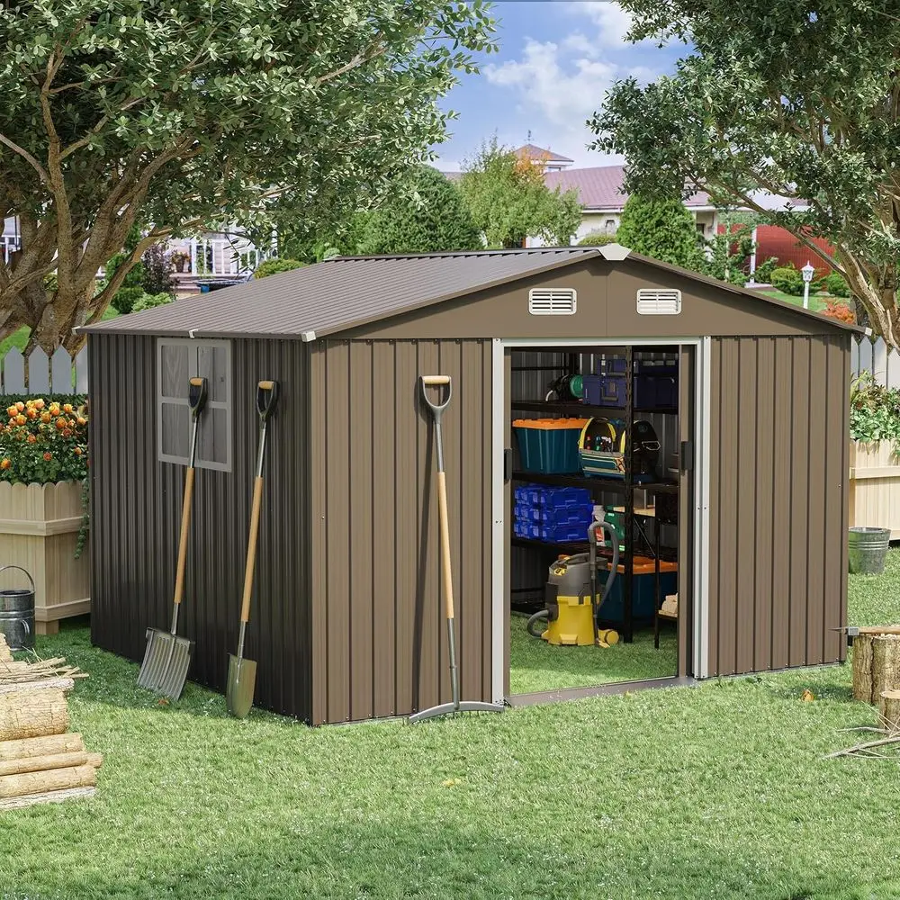 10T x 8T Metalen berging voor  - Garden Tools recensie en prijs