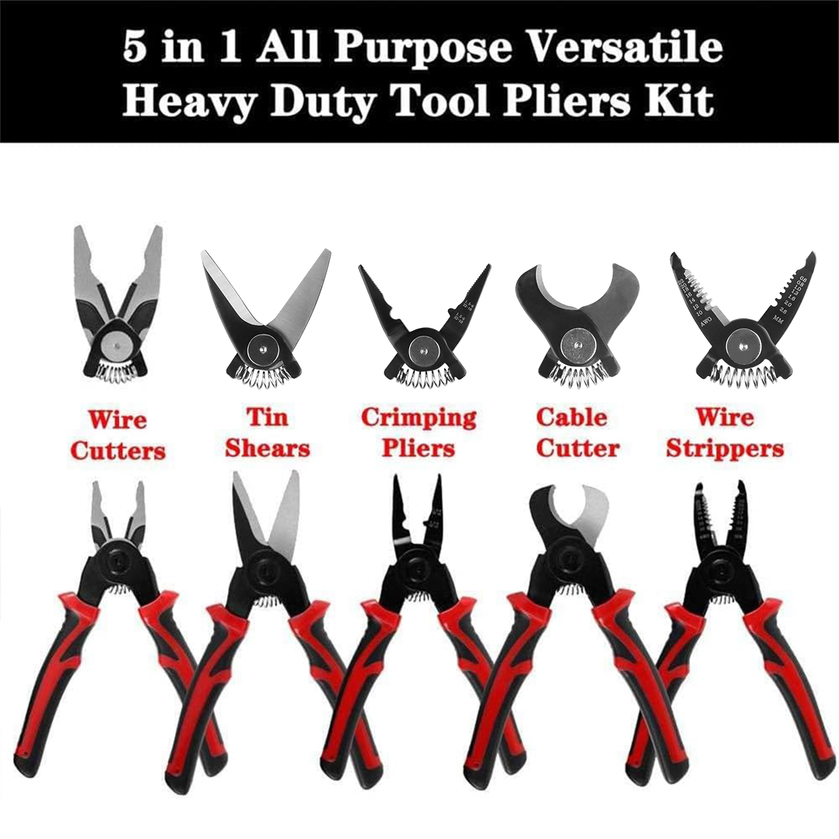 5 in 1 Krimptang Draadscharen  - Automatic Wire Stripper Cutter recensie en prijs