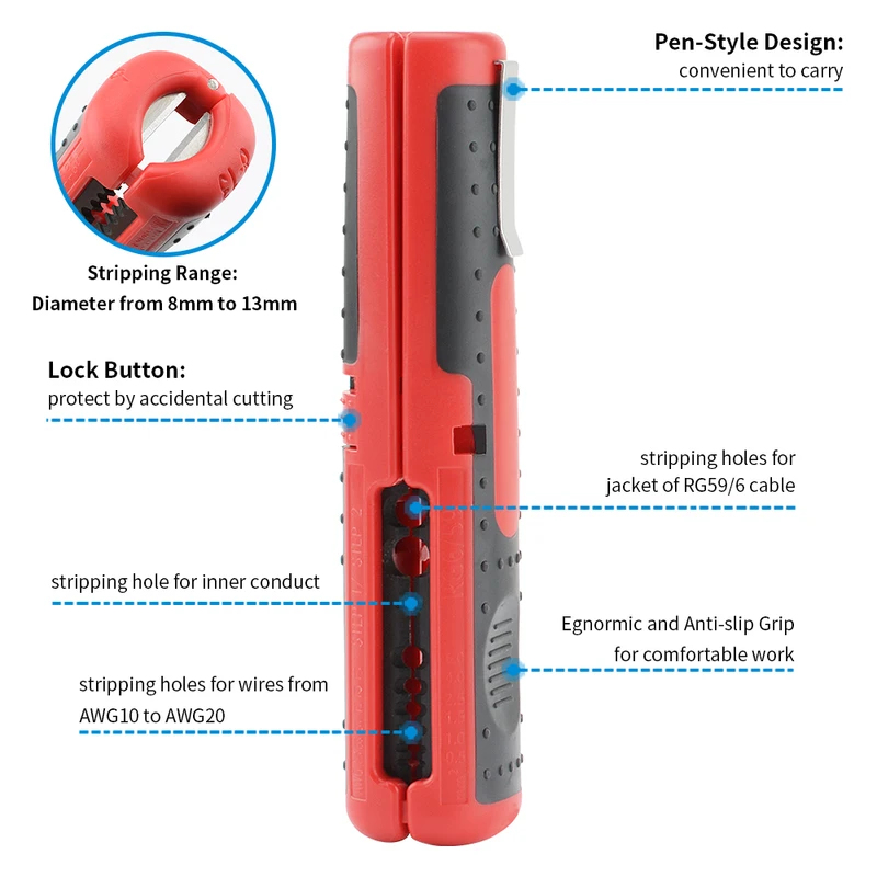 Multifunctionele kabelstripper - Automatic Wire Stripper Cutter recensie en prijs