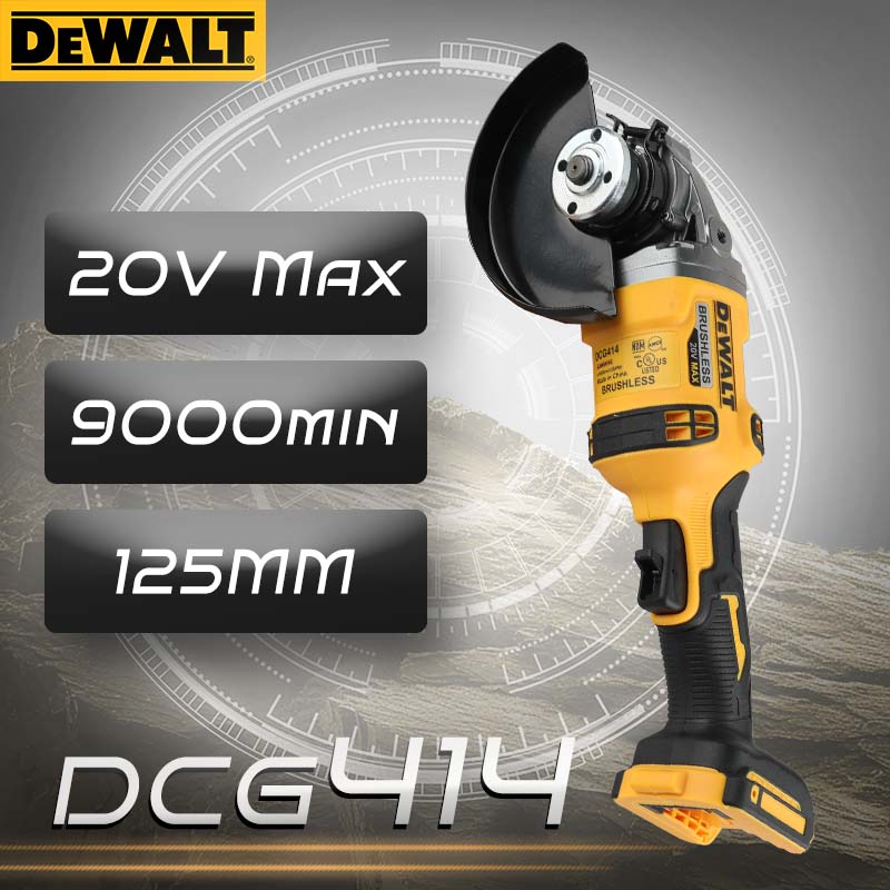 DEWALT DCG414 20V MAX Borstell - Brushless Angle Grinder Battery Powered recensie en prijs