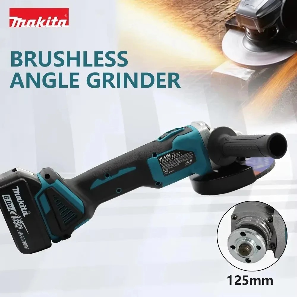Makita DGA404 125 mm borstello - Brushless Angle Grinder Battery Powered recensie en prijs