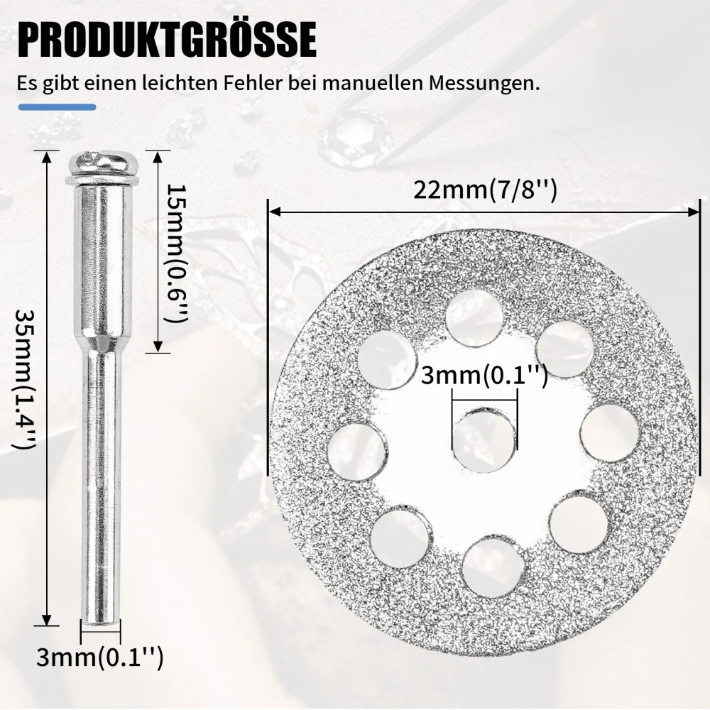22mm diamantdoorslijpschijf sc - Hardware recensie en prijs