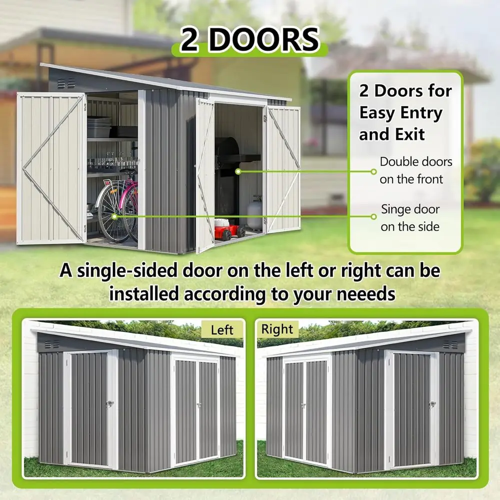 8ft x 6ft Metalen Buitenbergin - Garden Tools recensie en prijs