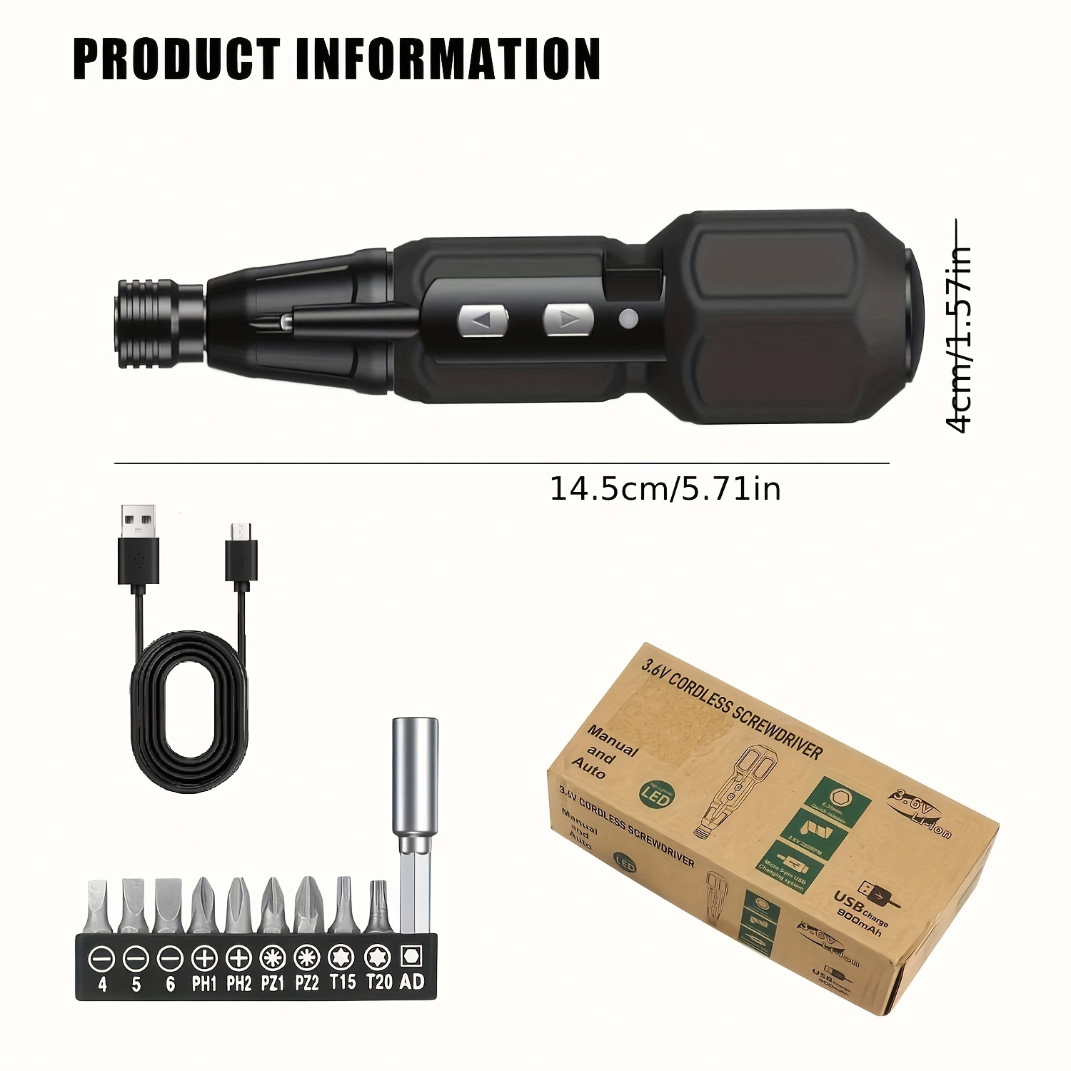 Elektrische schroevendraaier O - Electric Screwdriver Rechargeable Usb recensie en prijs